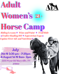 BRING YOUR OWN HORSE- Adult Women's Horse Camp